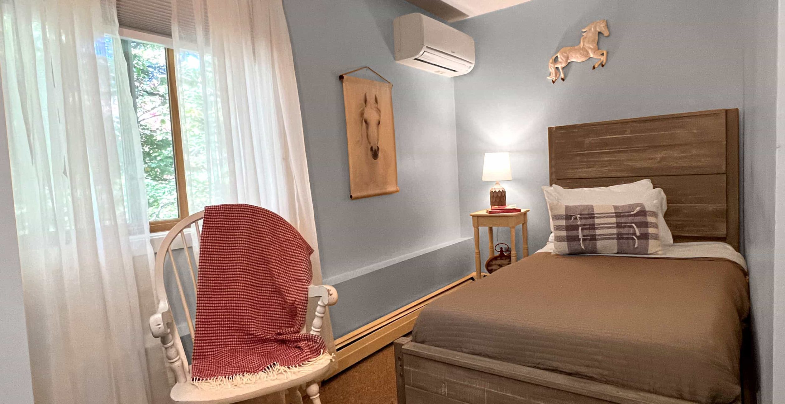 twin room at our Waitsfield hotel