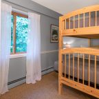 twin over double bunk room at our inn in Waitsfield, Vermont